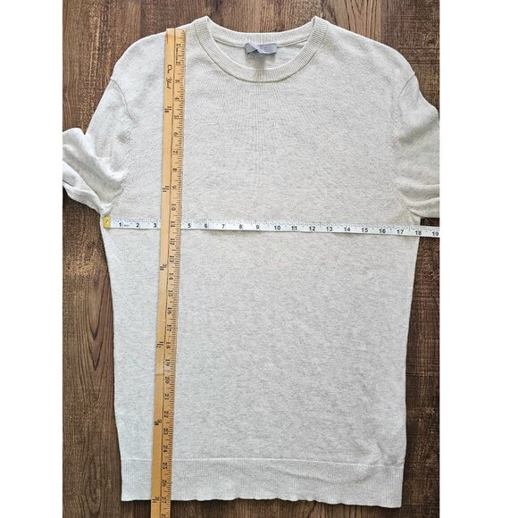 COS Cotton + Yak Hair Blend Lightweight Long Sleeve Crewneck Sweater, Small - Picture 3 of 9